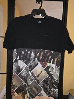 Men's Black Zoo York Photo Collage Short Sleeve Tee